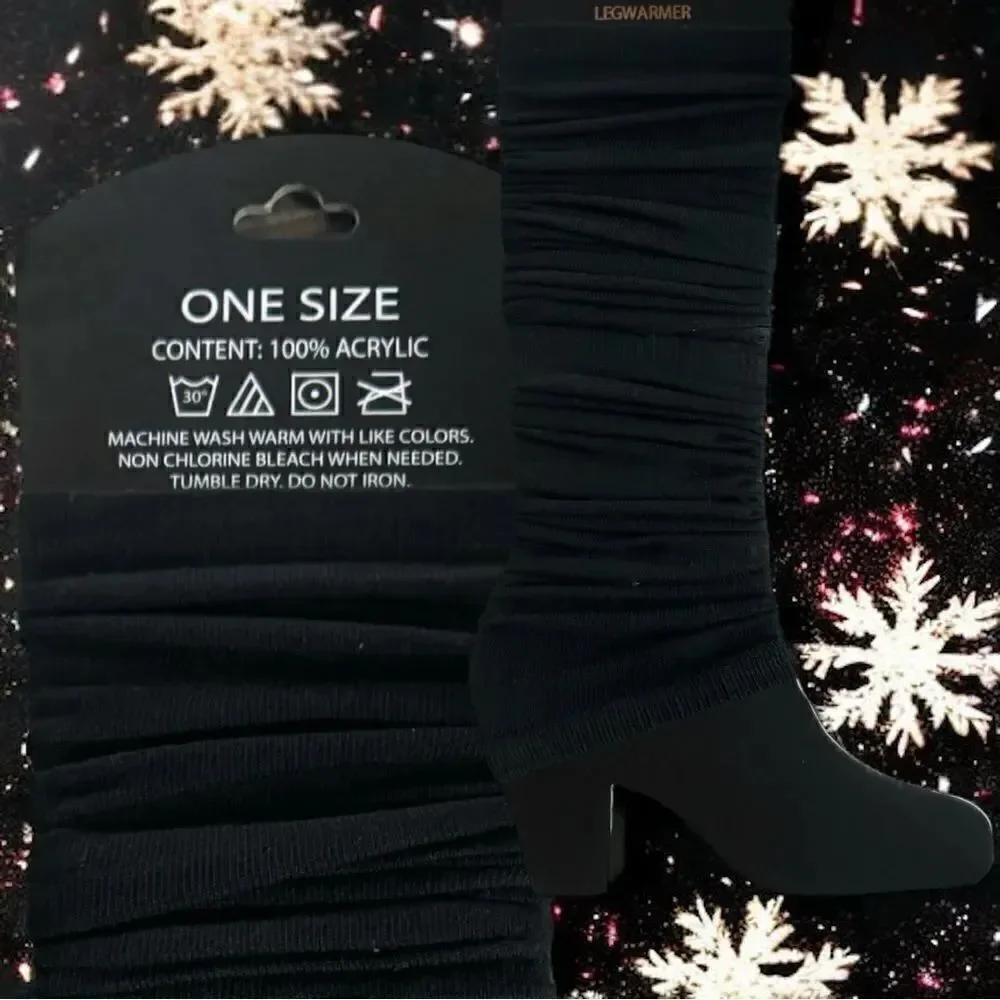SXY 4-piece Custom Set l Arm/Leg warmers l Black l New